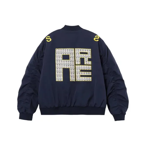 SOCKKEY Jackets Coats Unisex Navy Blue