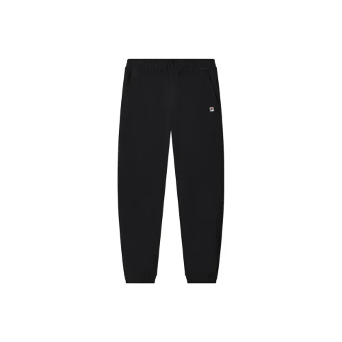 FILA Van Gogh Museum 2.0 SS23 Knitted Sports Pants Men's Black