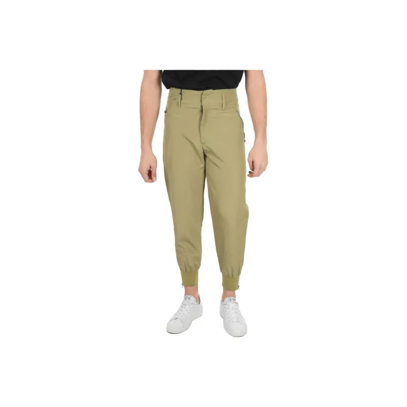 Ferragamo Knitted Sweatpants Men Khaki-0
