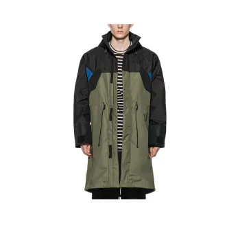 LOEWE Trench Coats Men Green