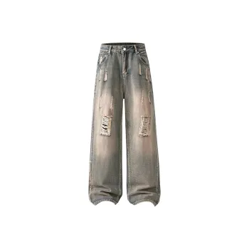 SONGS ALONG Jeans Unisex Vintage