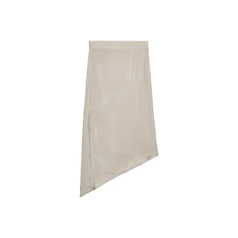 ZARA ZW Series Casual Long Skirt Women's Gray-1