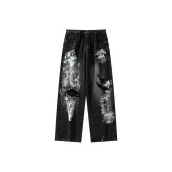 JXAETE Jeans Men Galaxy Gray
