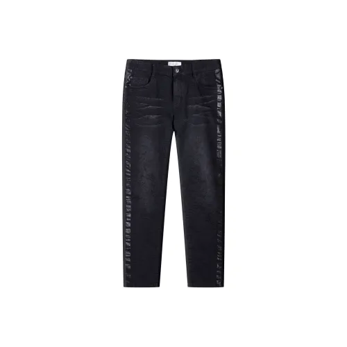 DAVID NAMAN SS24 Jeans Men's Black