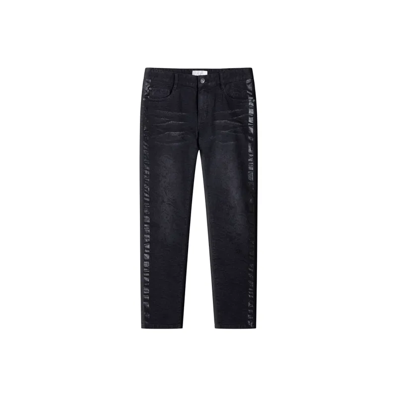 DAVID NAMAN SS24 Jeans Men's Black-0