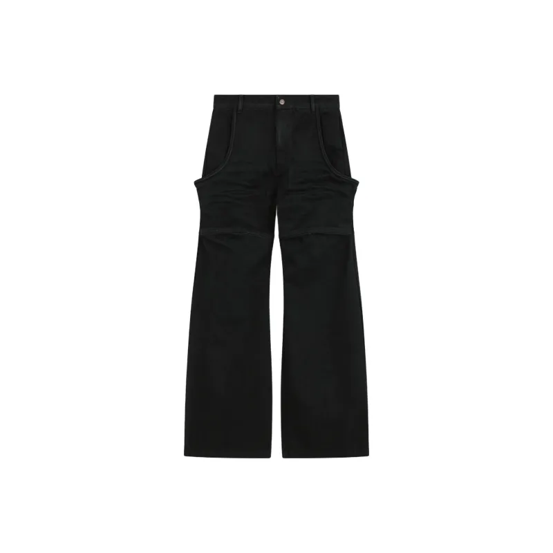 WE11DONE SS24 Jeans Men's Black-0