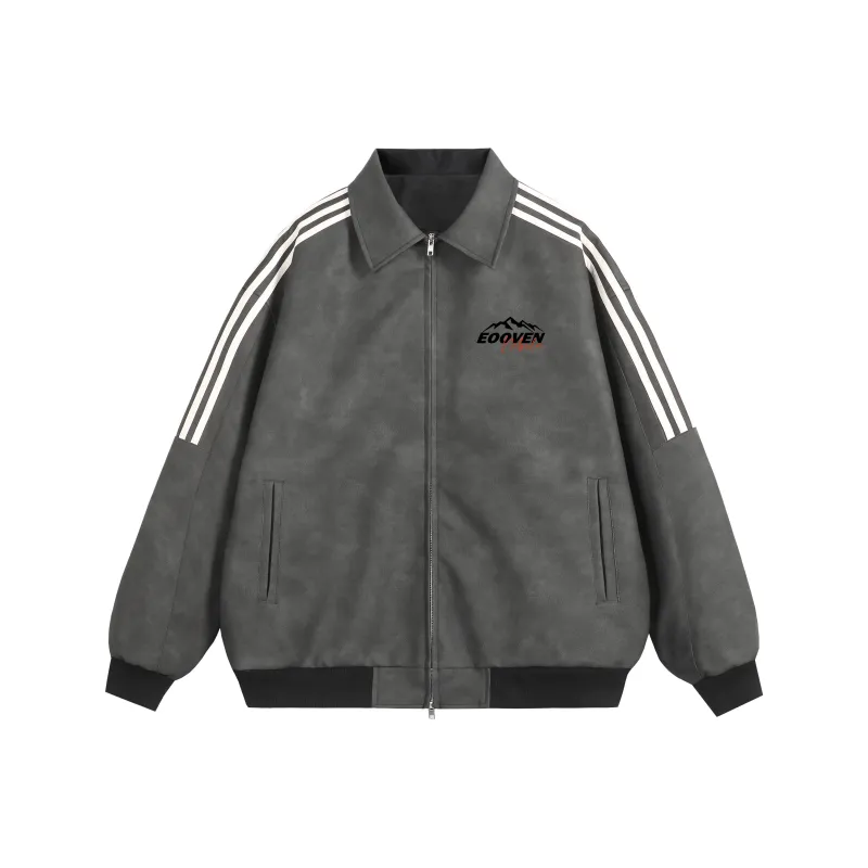 EOOVEN Leather Jackets Unisex-4