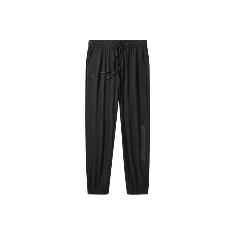 HLA Knitted Sweatpants Men Black 60-0