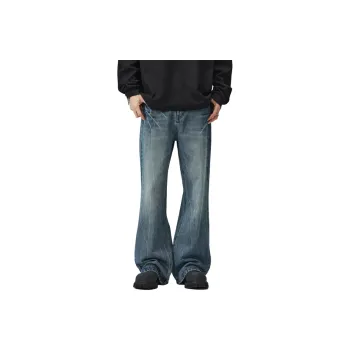 RENBEN Jeans Unisex Vintage Blue