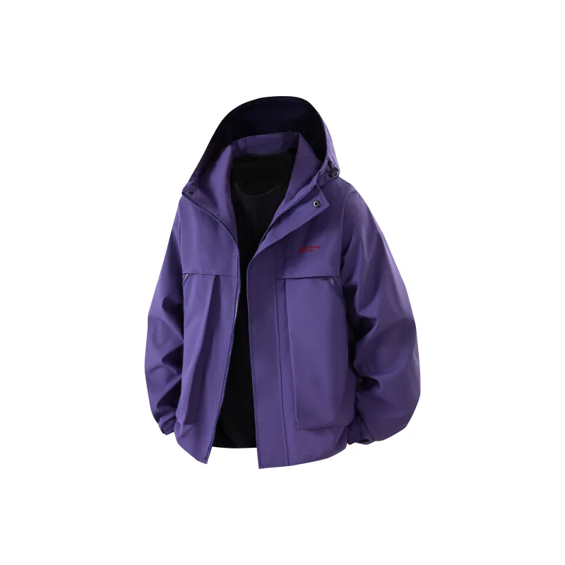 HOKLV Jackets Coats Unisex Apricot-3