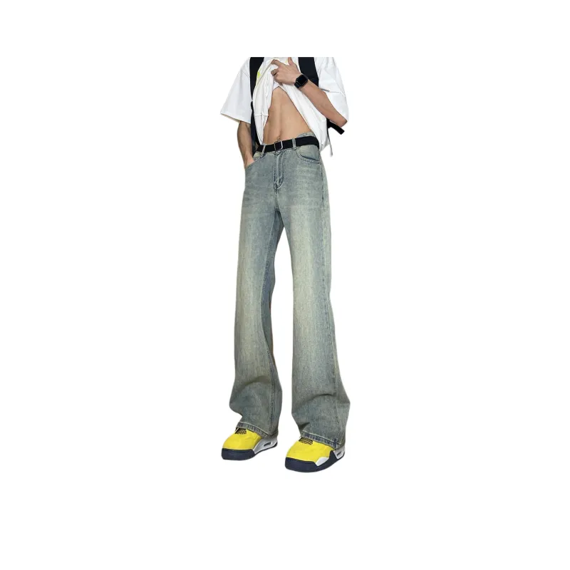 POLAR BEAR Ripped Versatile Refreshing Jeans Unisex-0