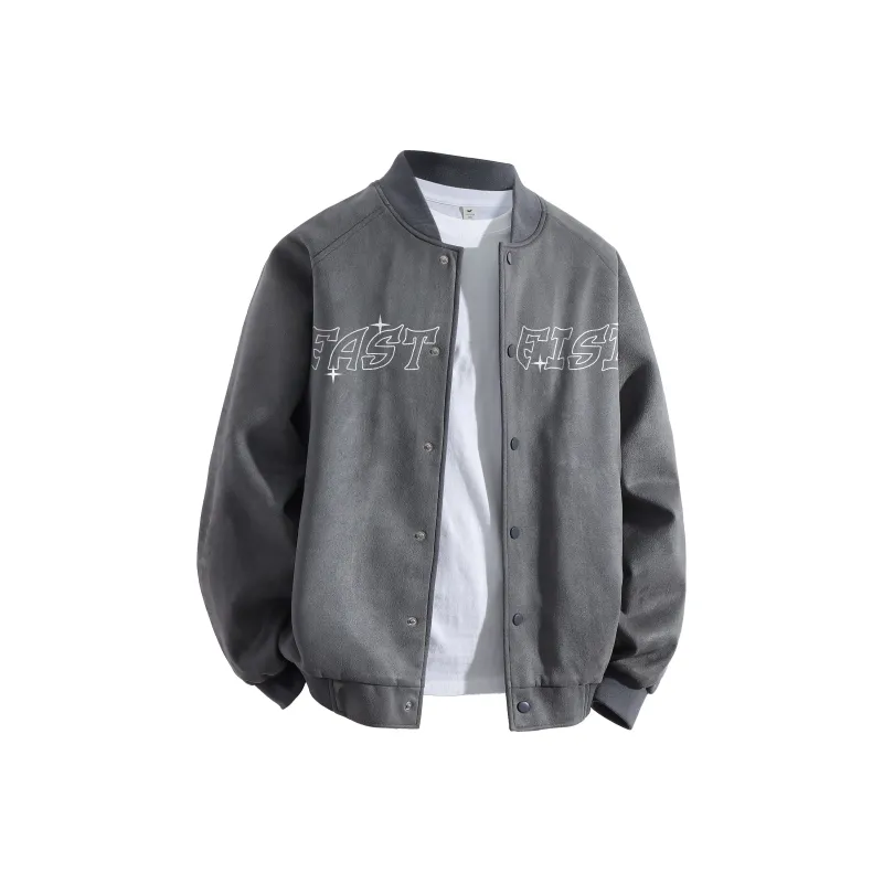 FASTFISH Jackets Coats Unisex Black-3