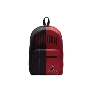 Jordan Polyester Backpack Unisex Black & Red