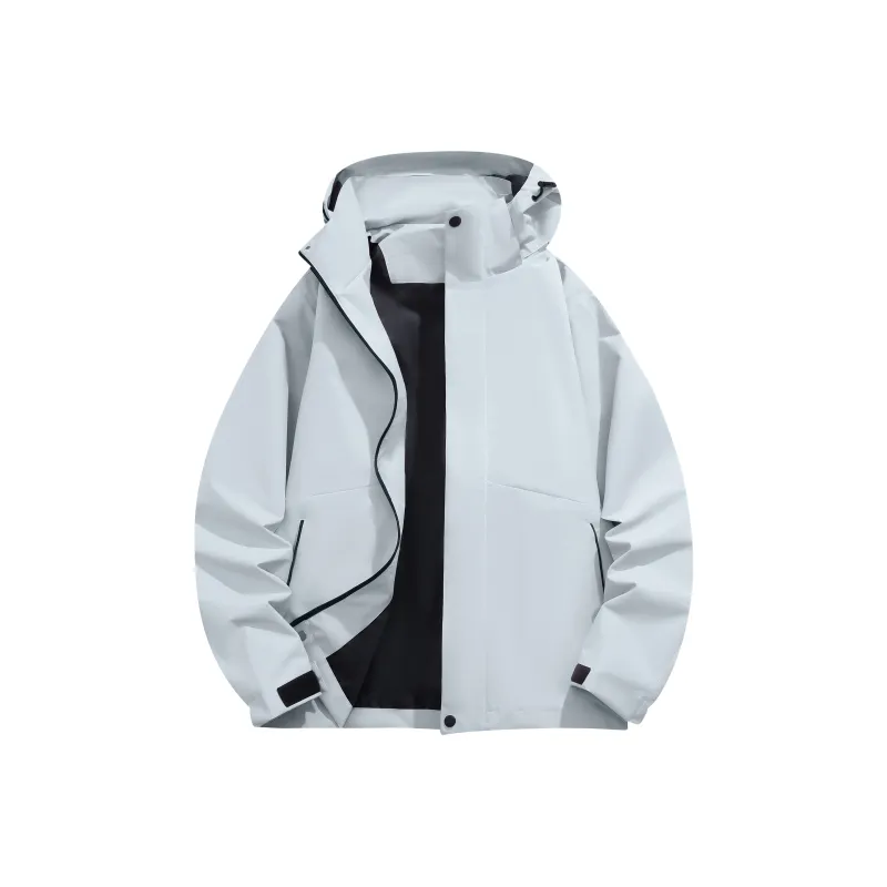 Yalu Jackets Coats Unisex Black-2