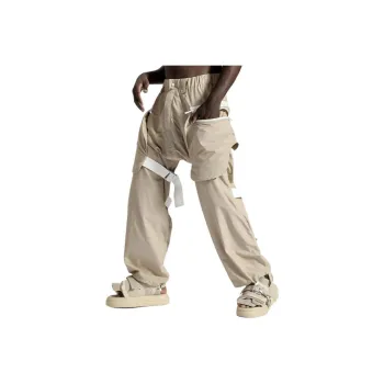 NORVINCY Western Detachable Magnetic Snap Patch Pocket Casual Pants Unisex