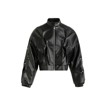 FRKM Leather Jackets Men Black