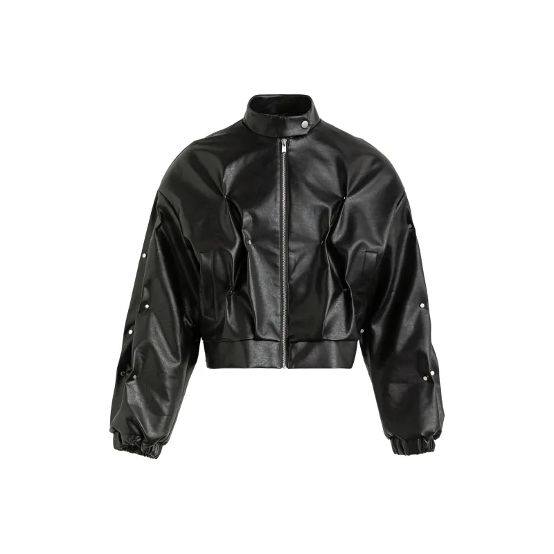 FRKM Leather Jackets Men Black-0