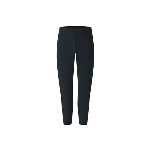 FILA Knitted Sports Pants Unisex Pitch Black
