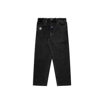 Aape Logo appliqué Straight leg Jeans
