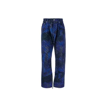 OFF WHITE Jeans, Regular Fit Men's Blue