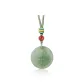 [God of Wealth Double Fortune]Hetian Jade Pendant