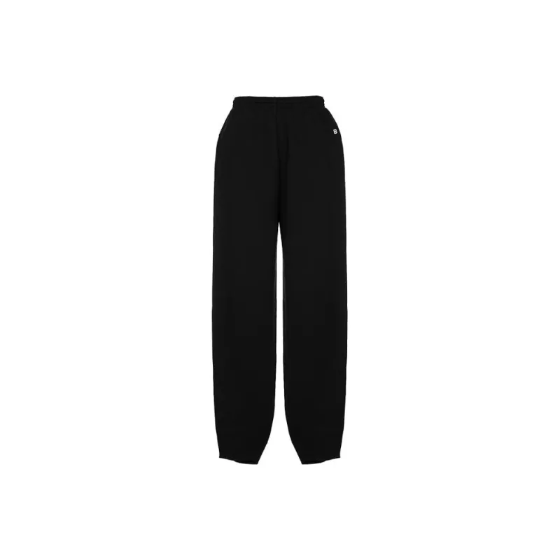 Balenciaga Knitted Sweatpants Men Black-0