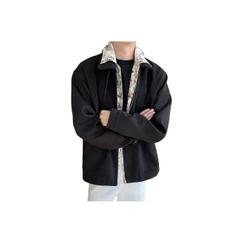 LA'T.WEEKEND Jackets Coats Unisex Black