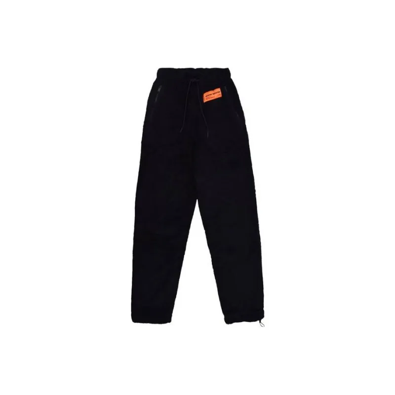 HERON PRESTON Logo Patch Elasticated Waistband Pants-0