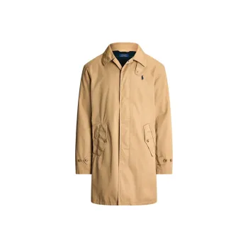 Polo Ralph Lauren SS24 Trench Coat Men's Brown Yellow