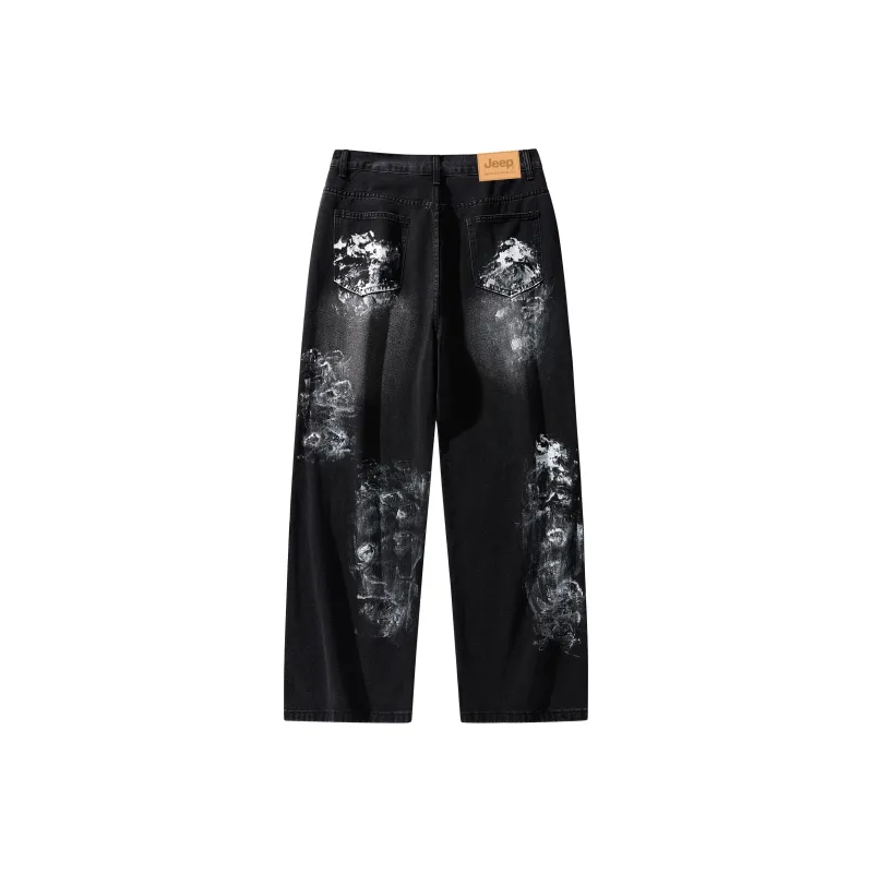 Jeep Jeans Unisex Black Blue-1