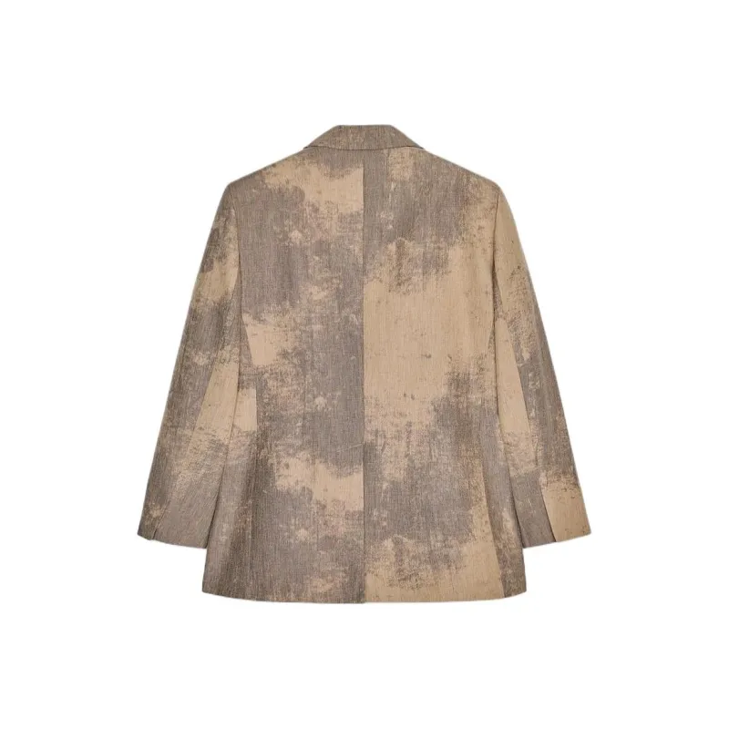 ZARA ZW Series Business Suit Women's Beige Brown-1