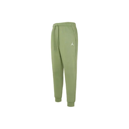 JORDAN Knitted Sweatpants Men Light Olive Yellow