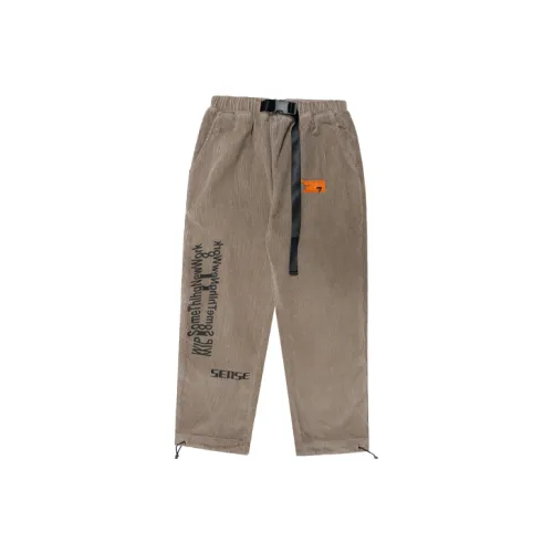 STNW Straight Thickened And Fleece-Lined Casual Pants Winter Unisex