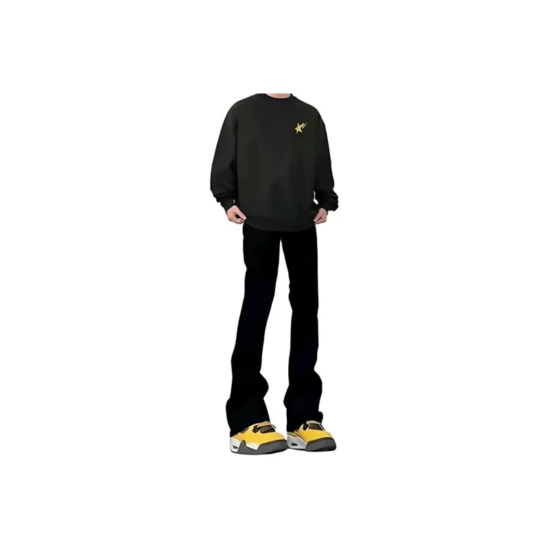 UNthemed Jeans Unisex Yellow Mud-0