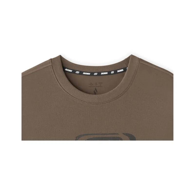 Skechers Sportlife T-Shirt Unisex Pinecone Brown-3