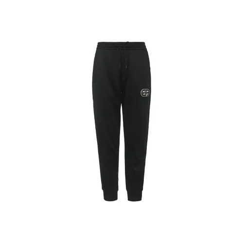 EMPORIO Y3H170 armani SS23 Knitted Sports Pants Men's Black