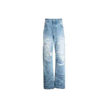 AMIRI Destroyed Straight Fit Jeans