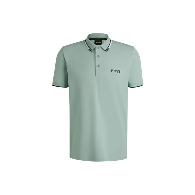 HUGO BOSS Polo Shirt Men's Light Green-0