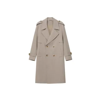 J.D.V Trench Coat Men's Light Coffee