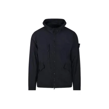STONE ISLAND Zipped Hooded Jacket
