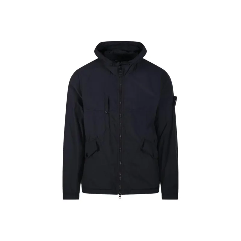 STONE ISLAND Zipped Hooded Jacket-0