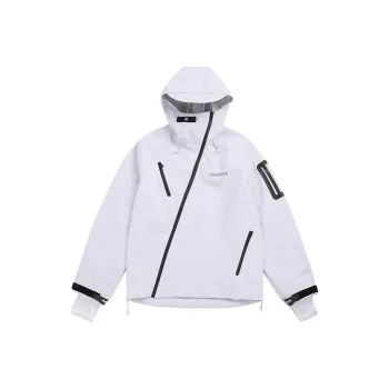 GUUKA TECH Trench Coat Men's Light Gray