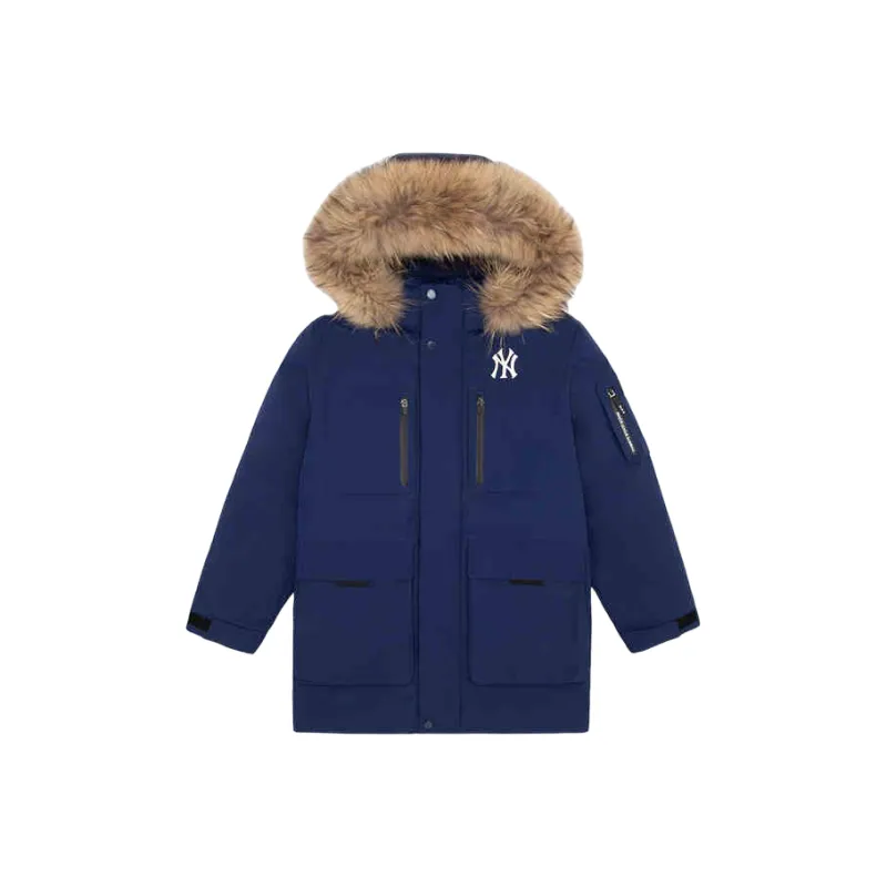 MLB New York Yankees Down Jacket Unisex Light Navy Blue-0