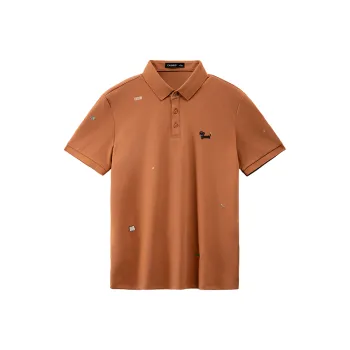 CAISEDI T Shirts Men Caramel