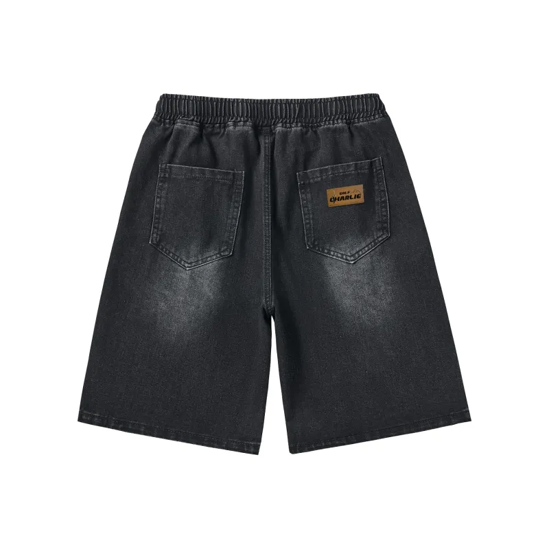 CHARLIE GOLF Denim Shorts Unisex-1