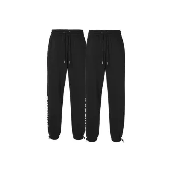 LiNing Sports Basketball Collection Knitted Sweatpants Men's 2 Pack Black