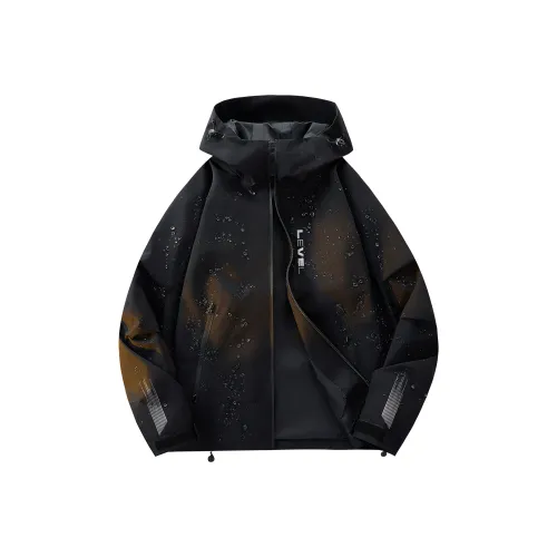 LEVEL Jackets Coats Unisex Black
