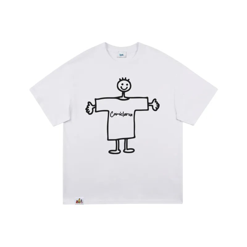 COMIC LARVA T Shirts Unisex-6