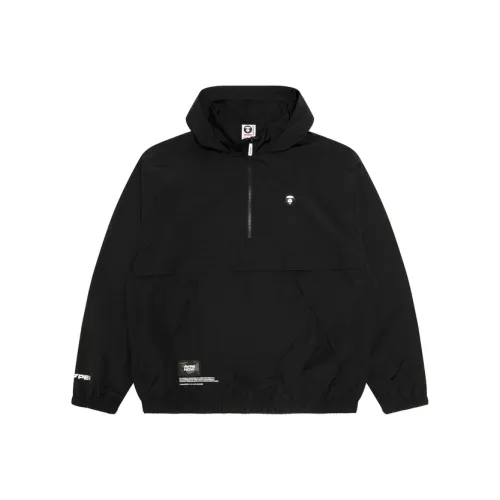 Aape Aapenow Moonface logo Half zip Jacket