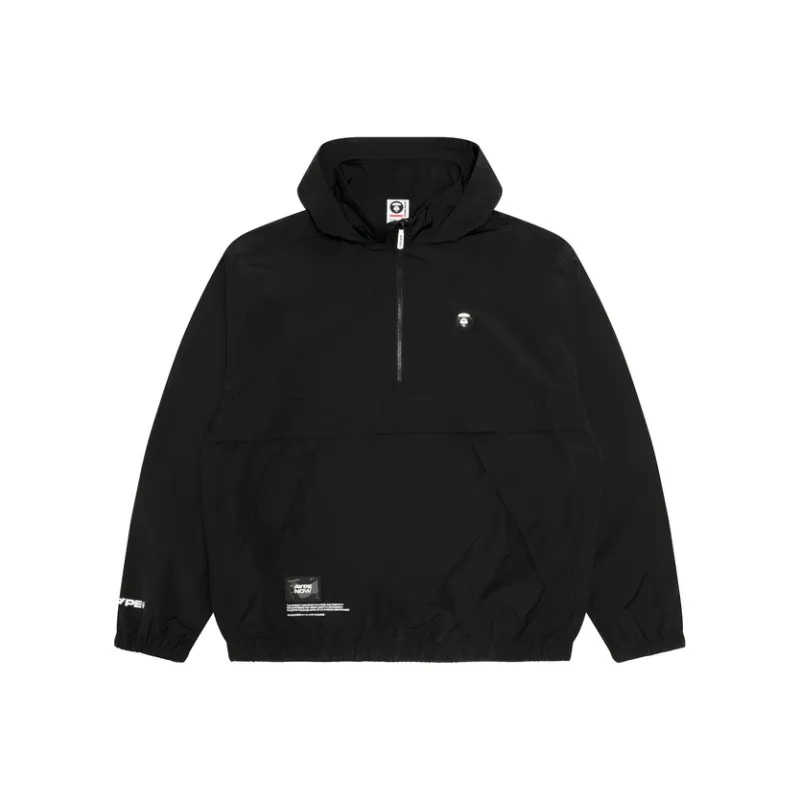 Aape By *A Bathing APE® Aapenow Moonface logo Half zip Jacket-0